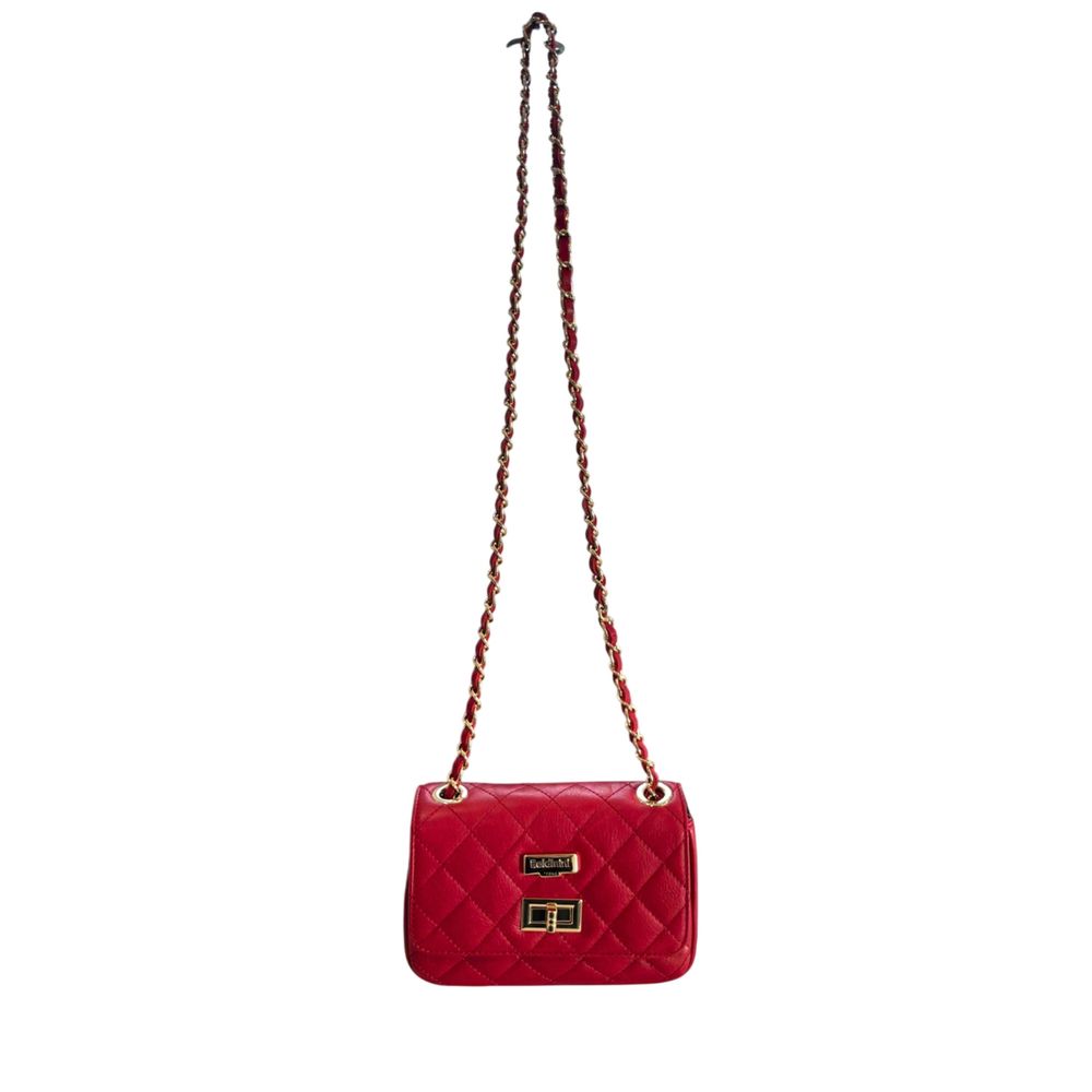 Baldinini Trend Multicolor Cowhide Crossbody Bag