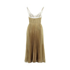 Prada Gold Polyester Casual Dress