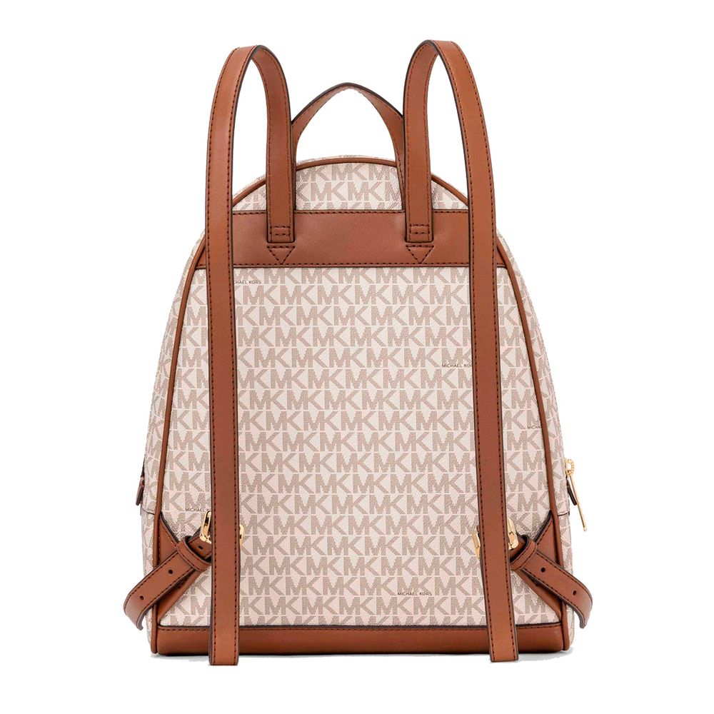 Michael Kors Beige Canvas Backpack