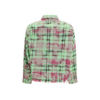 R13 Bicolor Cotton Pattern Shirt