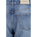 Givenchy Blue Cotton Jeans Denim