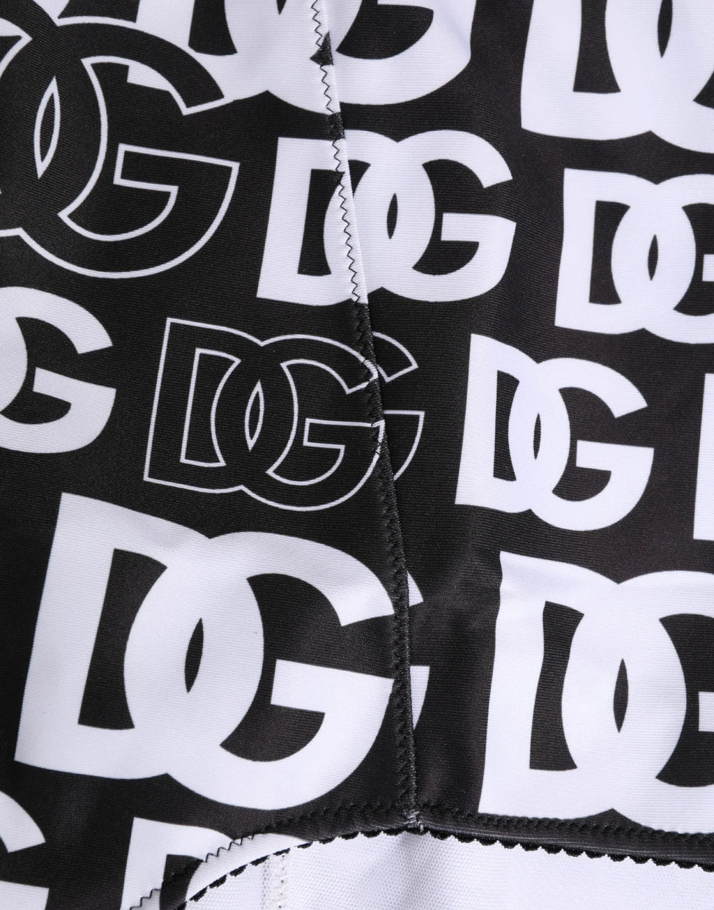 Dolce & Gabbana Black White DG Logo Waistband Girdle Underwear