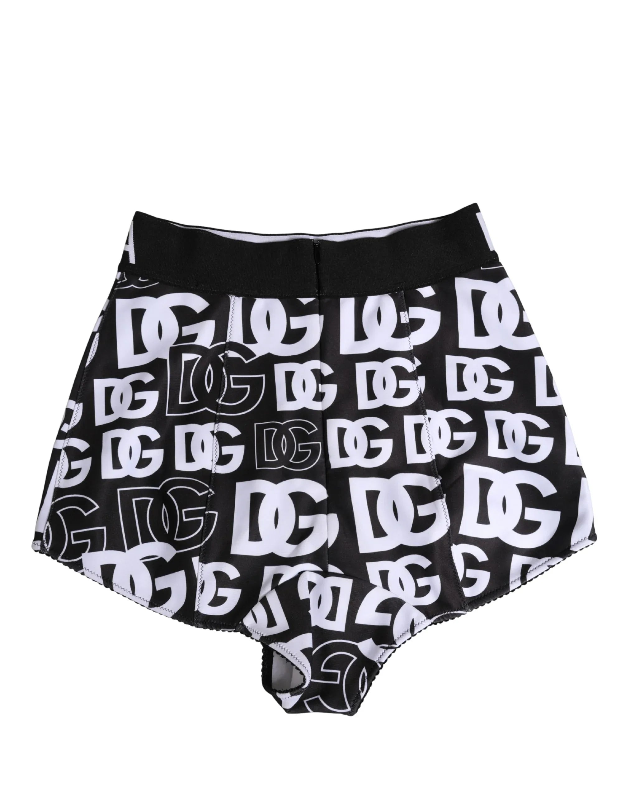 Dolce & Gabbana Black White DG Logo Waistband Girdle Underwear