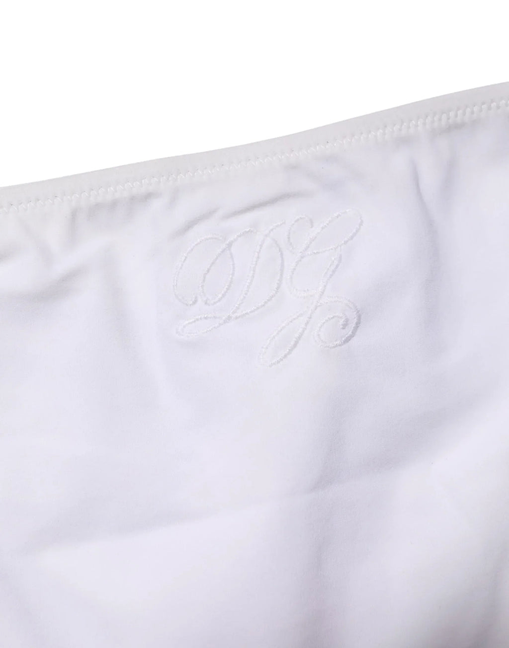 Dolce & Gabbana White Side-Tie Bikini Bottom Swimsuit Swimwear
