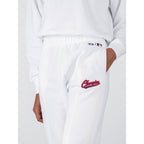 Champion White Cotton Joggers (Workout Pants)