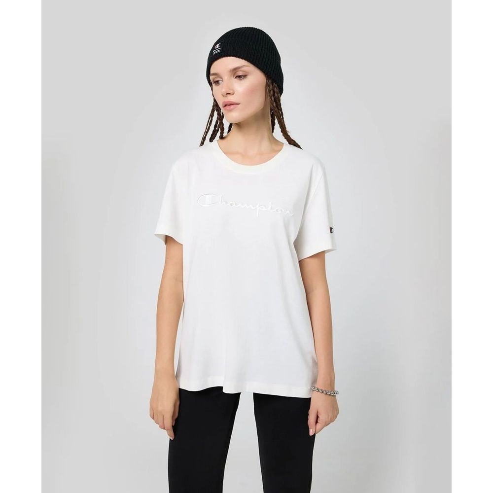 Champion Beige Cotton T-Shirt