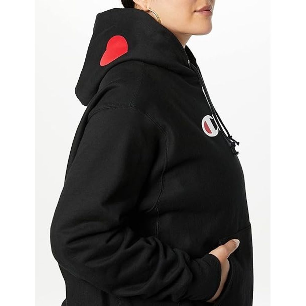 Champion Black Cotton Sweatshirt