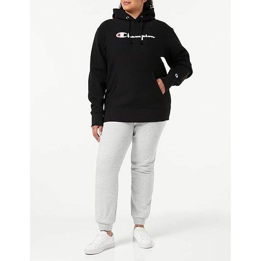 Champion Black Cotton Sweatshirt
