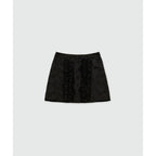 MSGM Black Polyester Mini Skirt