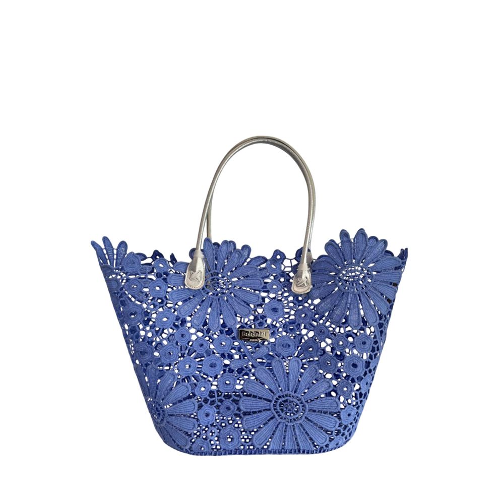 Baldinini Trend Blue PU Women Handbag