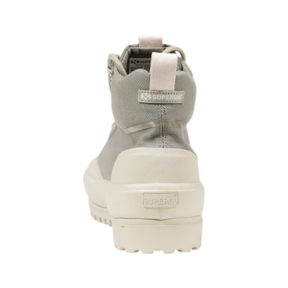 Superga Green Fabric Athletic Sneakers