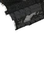 Dolce & Gabbana Black Lace Bandeau Bra Tube Top Underwear