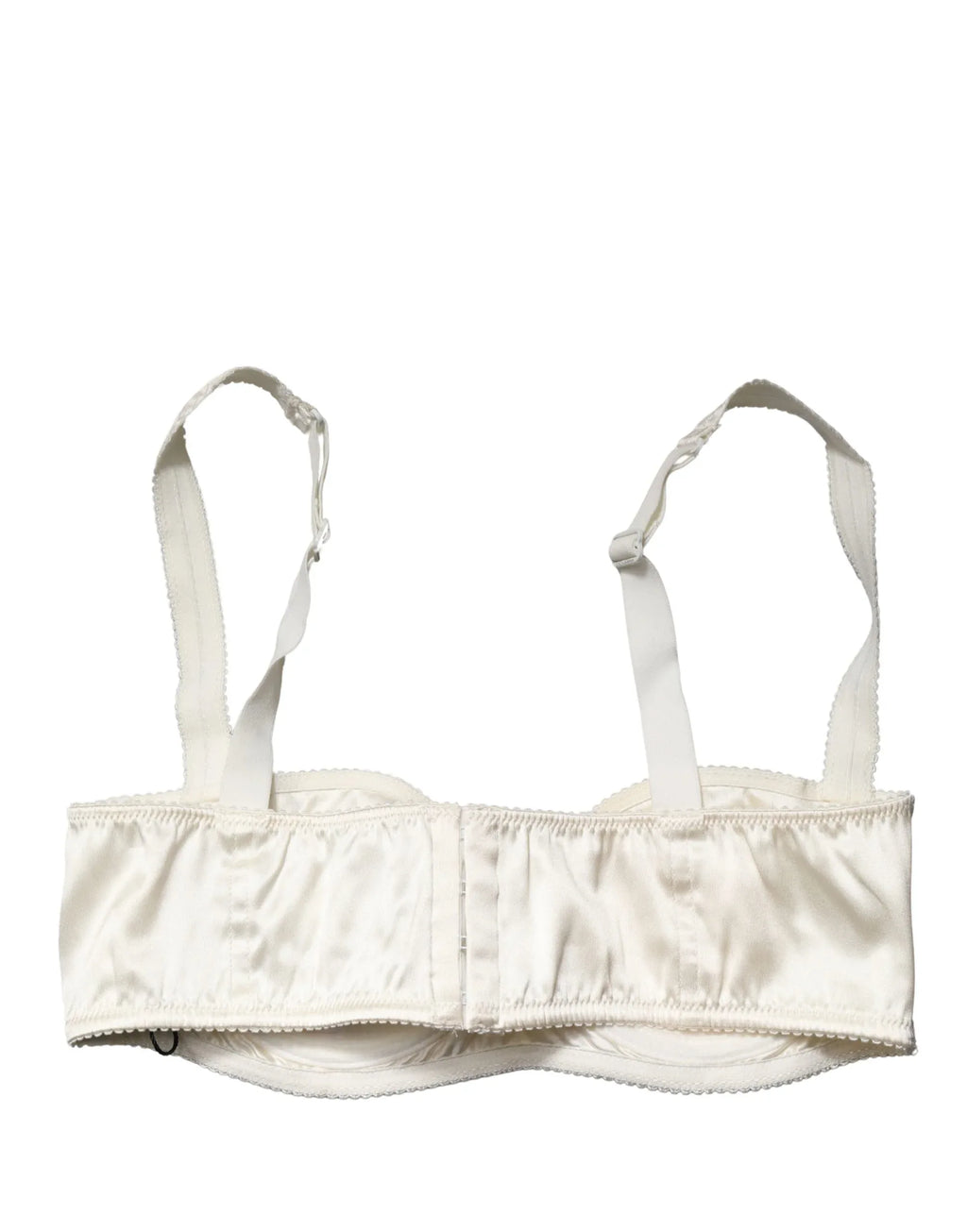 Dolce & Gabbana Off White Semi-Pad Underwire Balconette Bra Underwear