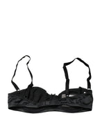 Dolce & Gabbana Black Semi-Pad Underwire Balconette Bra Underwear