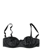 Dolce & Gabbana Black Semi-Pad Underwire Balconette Bra Underwear