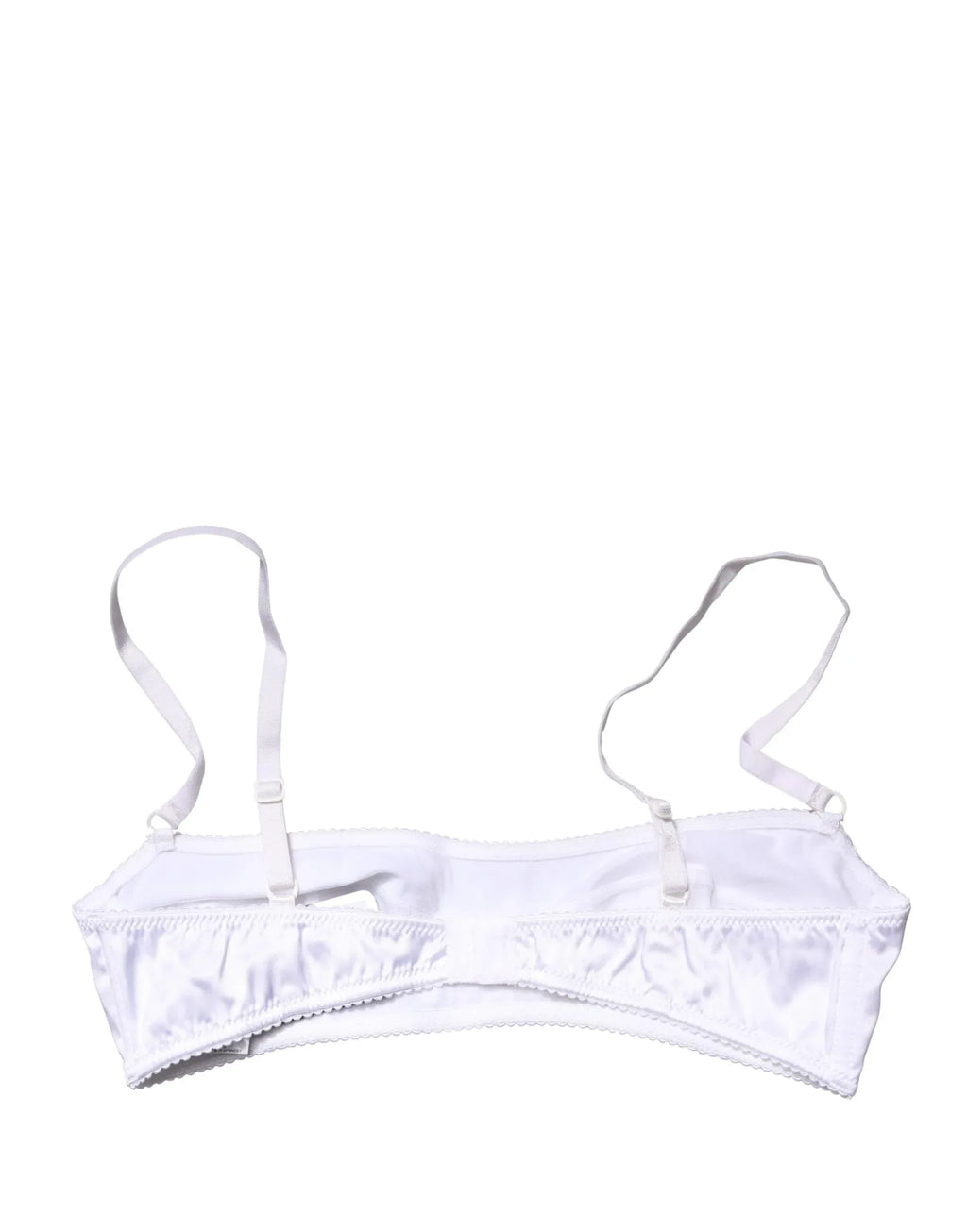 Dolce & Gabbana White Semi-Pad Underwire Balconette Bra Underwear