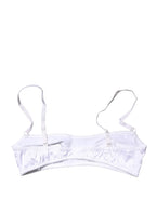 Dolce & Gabbana White Semi-Pad Underwire Balconette Bra Underwear