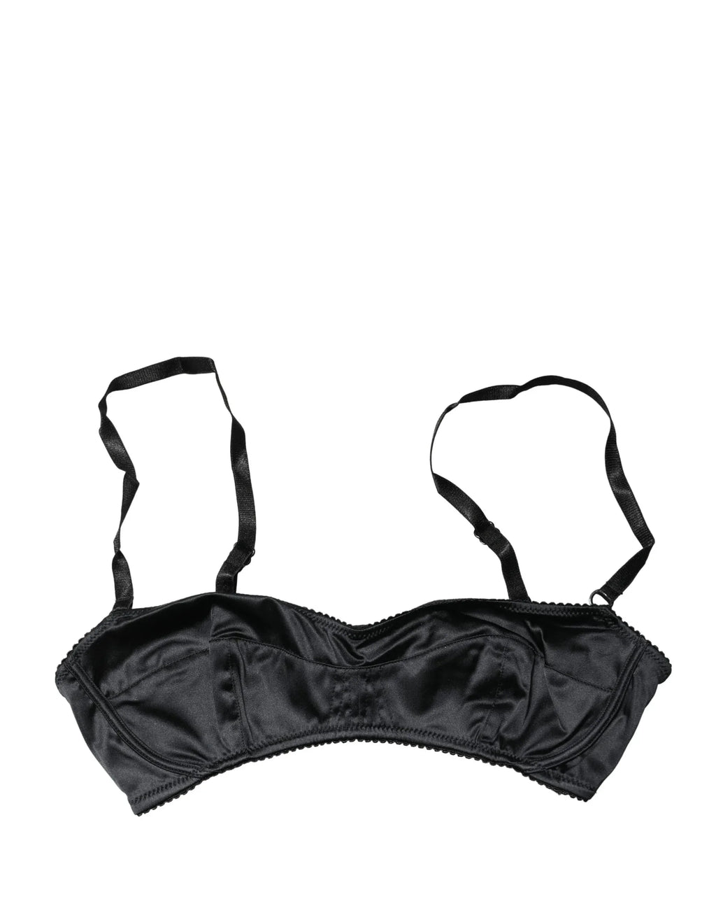 Dolce & Gabbana Black Semi-Pad Underwire Balconette Bra Underwear