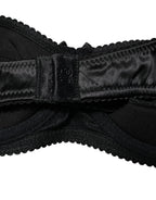 Dolce & Gabbana Black Semi-Pad Underwire Balconette Bra Underwear