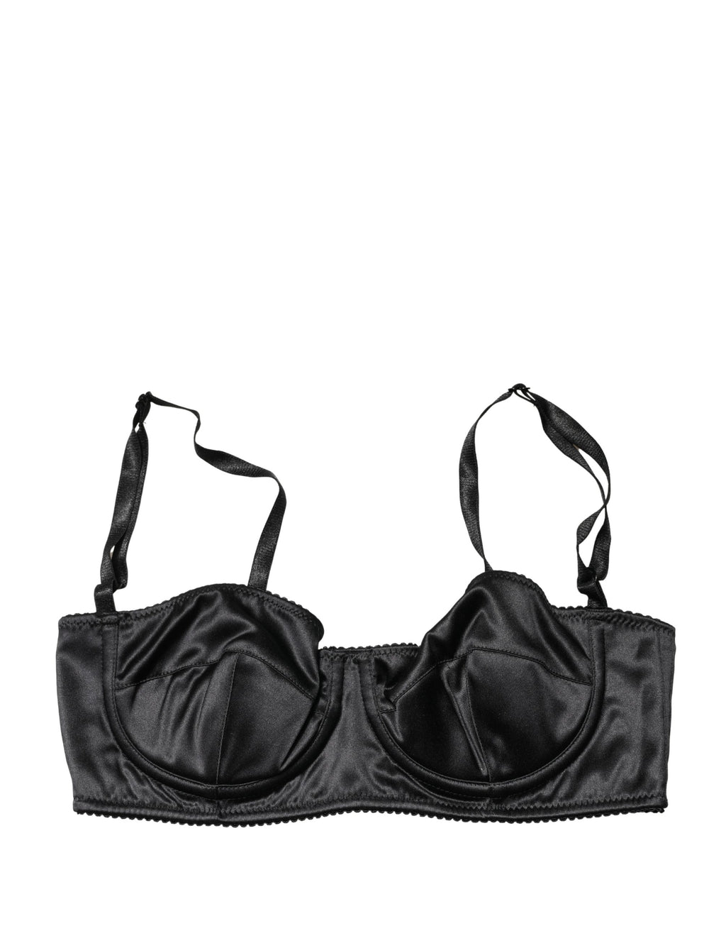 Dolce & Gabbana Black Semi-Pad Underwire Balconette Bra Underwear