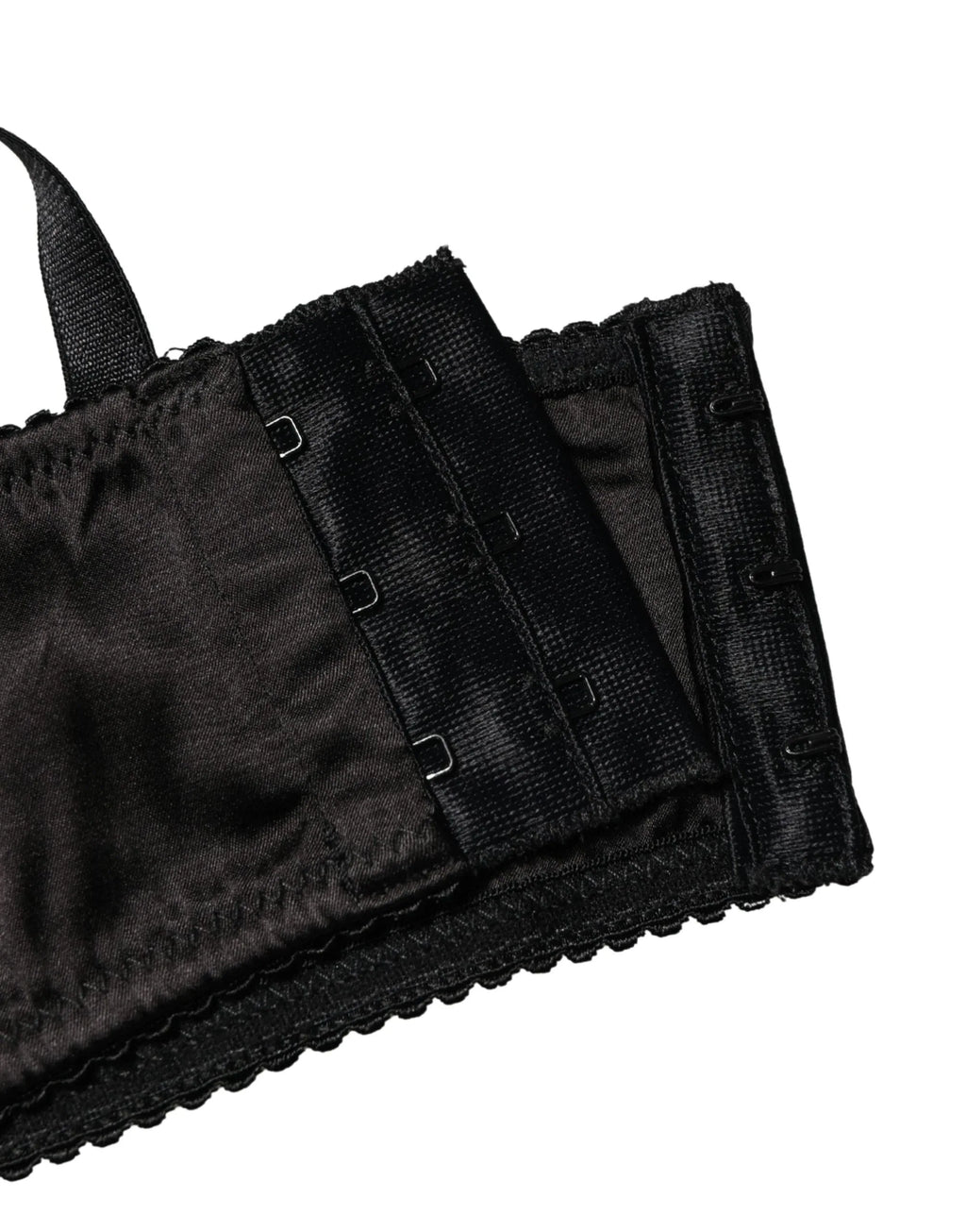 Dolce & Gabbana Black Semi-Pad Underwire Balconette Bra Underwear