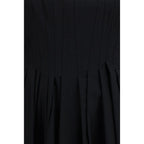 Max Mara Black Cotton Casual Dress