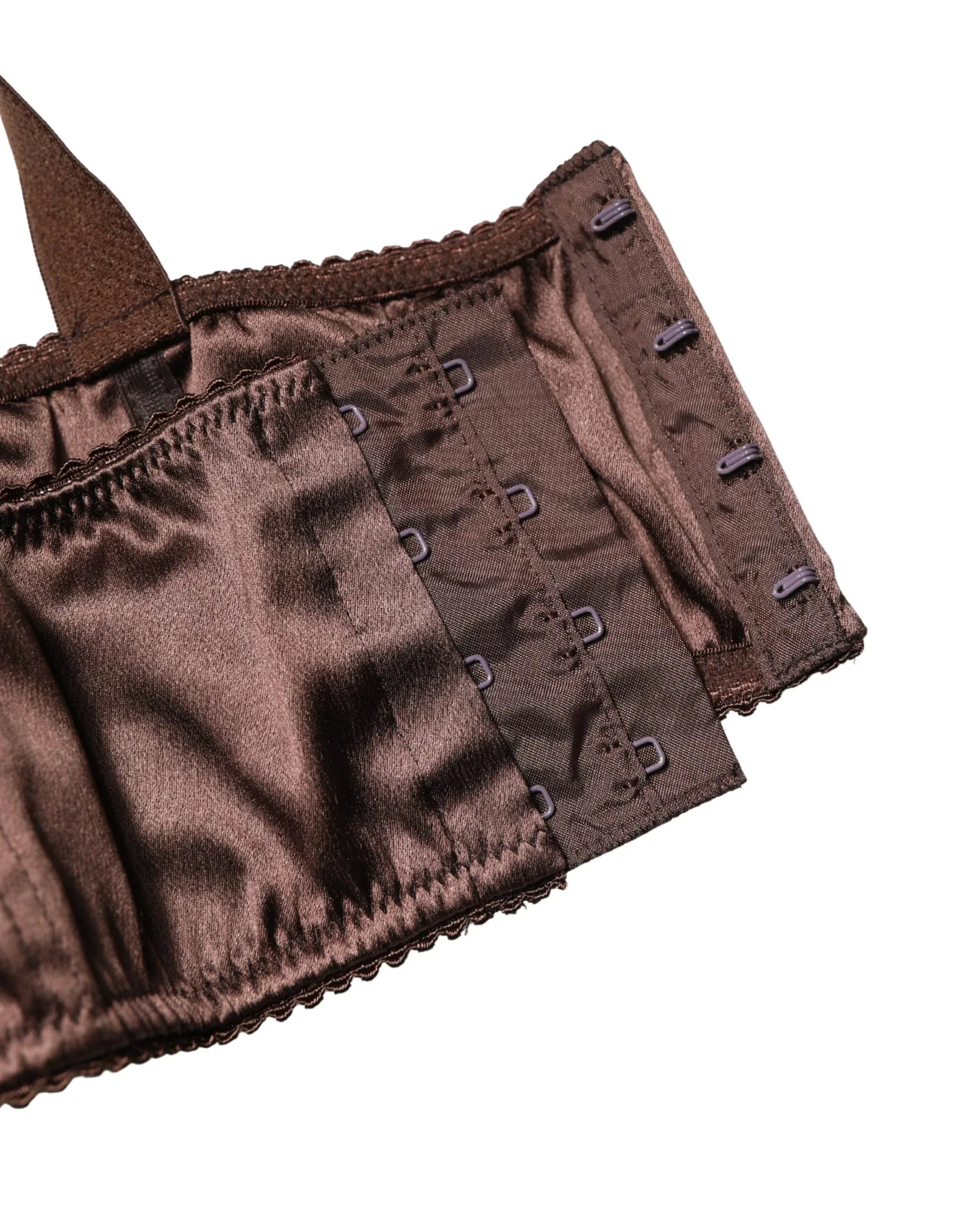 Dolce & Gabbana Brown Semi-Pad Underwire Balconette Underwear