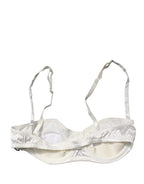 Dolce & Gabbana White Semi-Pad Underwire Balconette Underwear