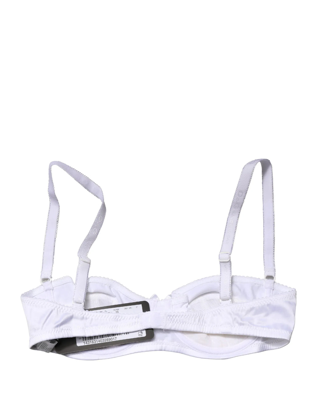 Dolce & Gabbana White Semi-Pad Underwire Balconette Bra Underwear