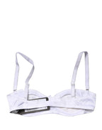 Dolce & Gabbana White Semi-Pad Underwire Balconette Bra Underwear