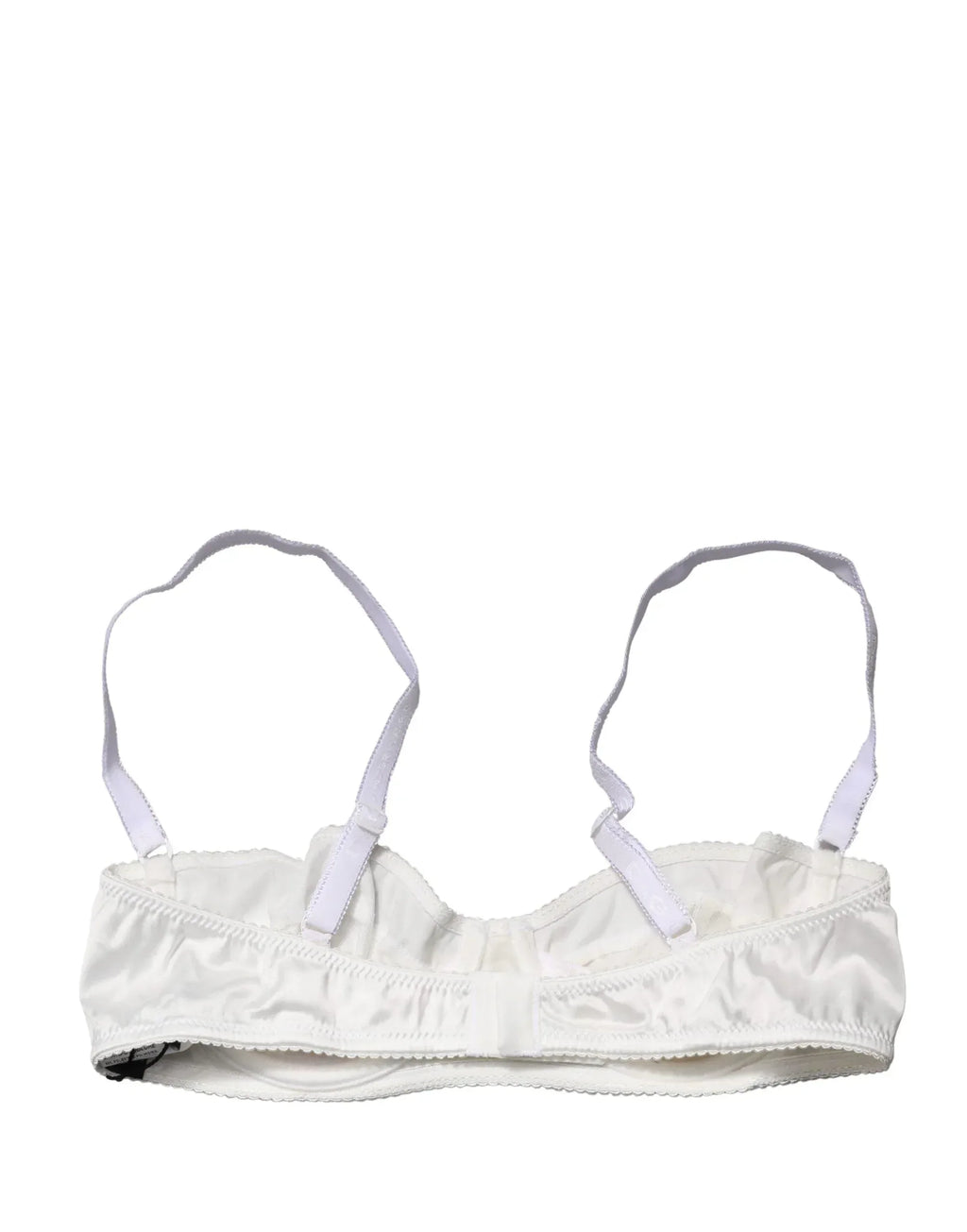 Dolce & Gabbana White Semi-Pad Underwire Balconette Bra Underwear