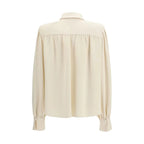 Valentino Beige Silk Shirt