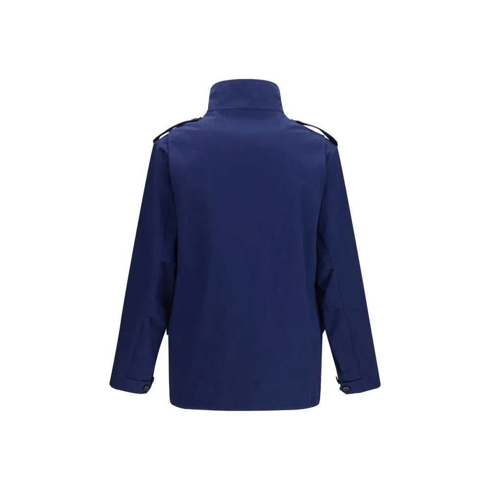 Valentino Blue Cotton Coat