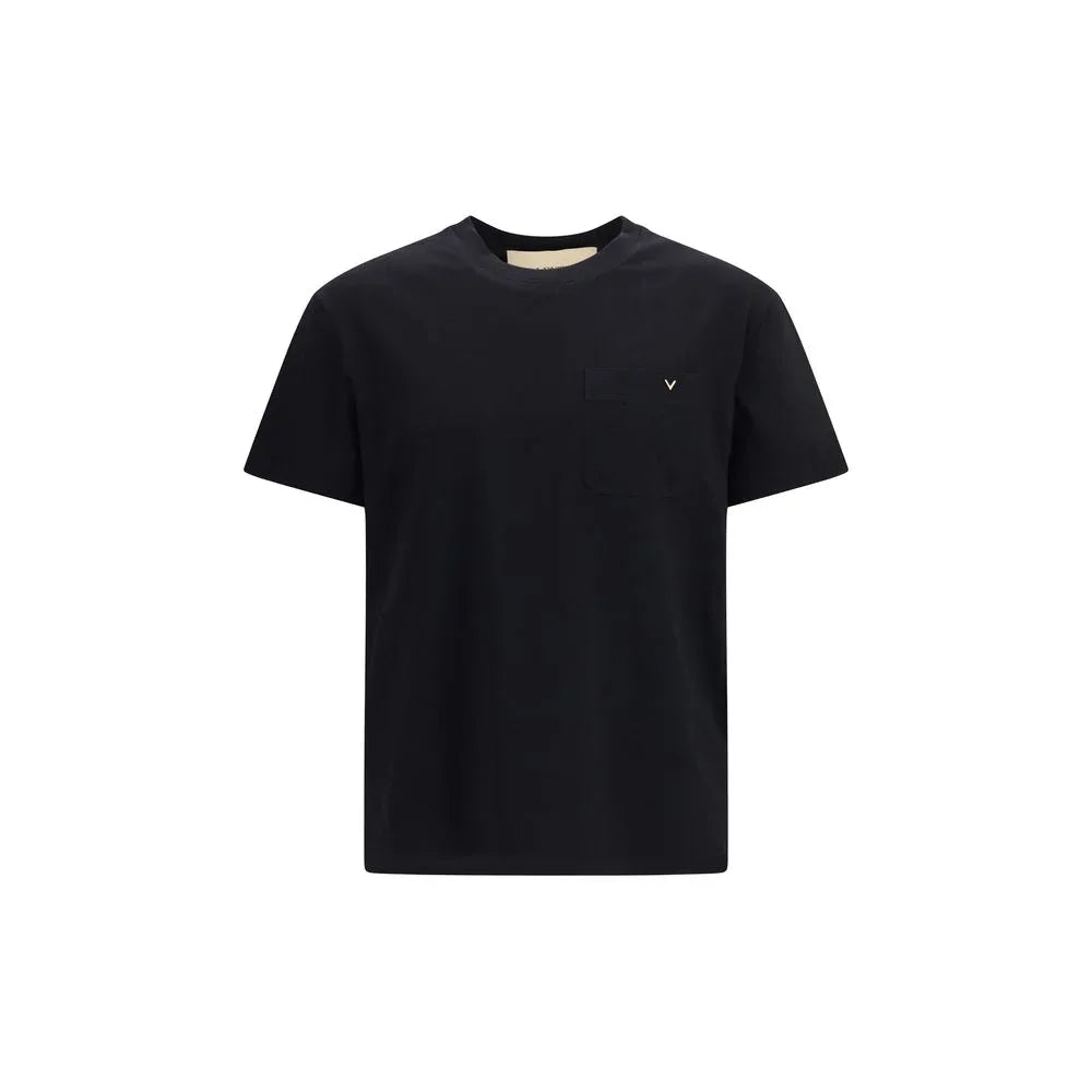 Valentino Black Cotton T-Shirt