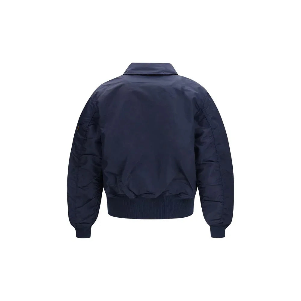 GR10K Blue Nylon Bomber