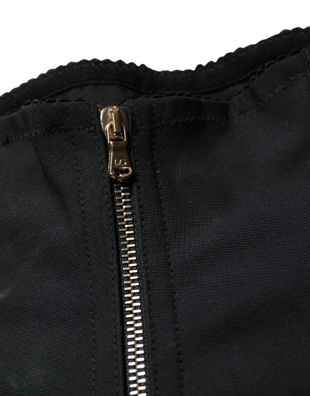 Dolce & Gabbana Black Silk Blend High Waist Girdle Panty Underwear