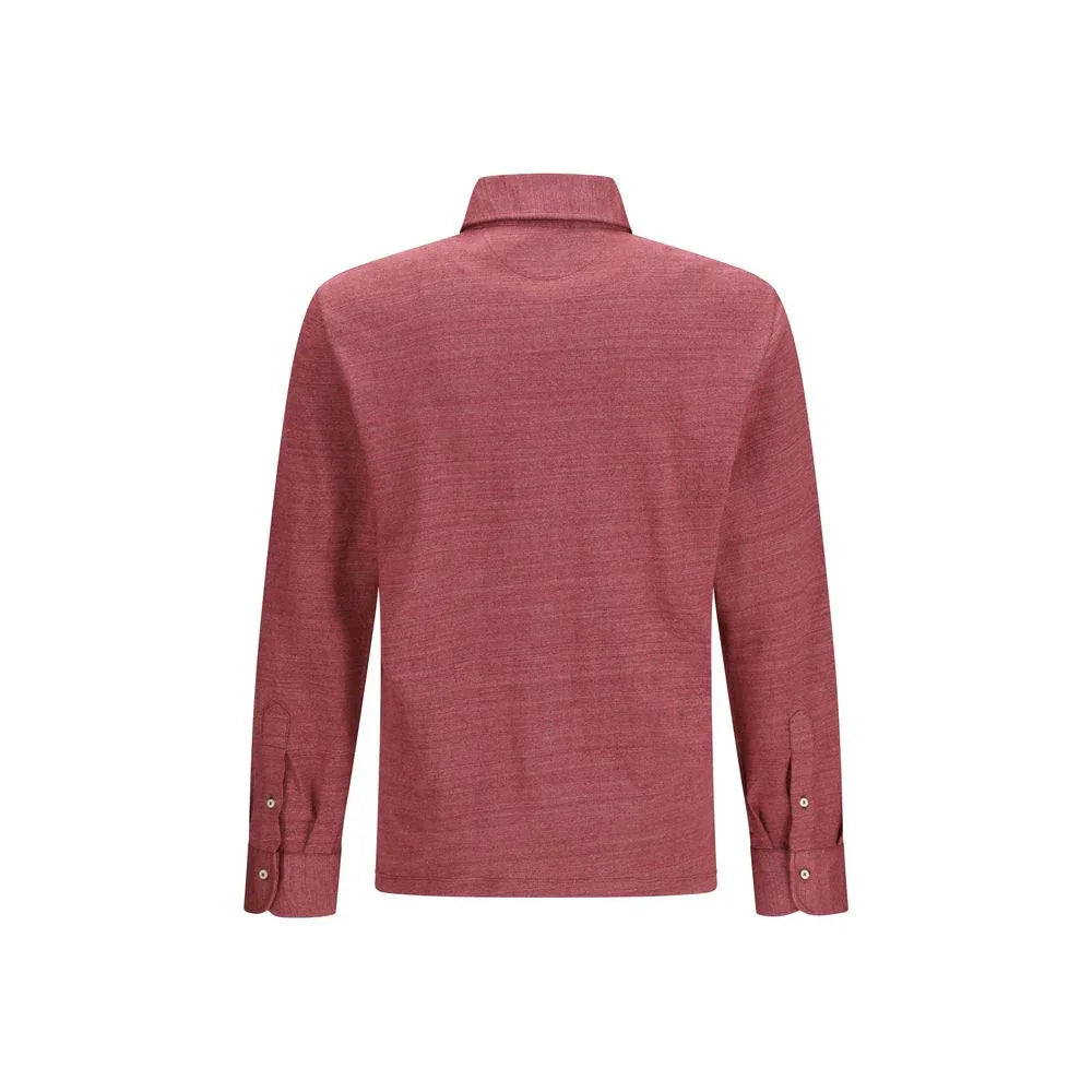 Brunello Cucinelli Multicolor Linen Polo Shirt