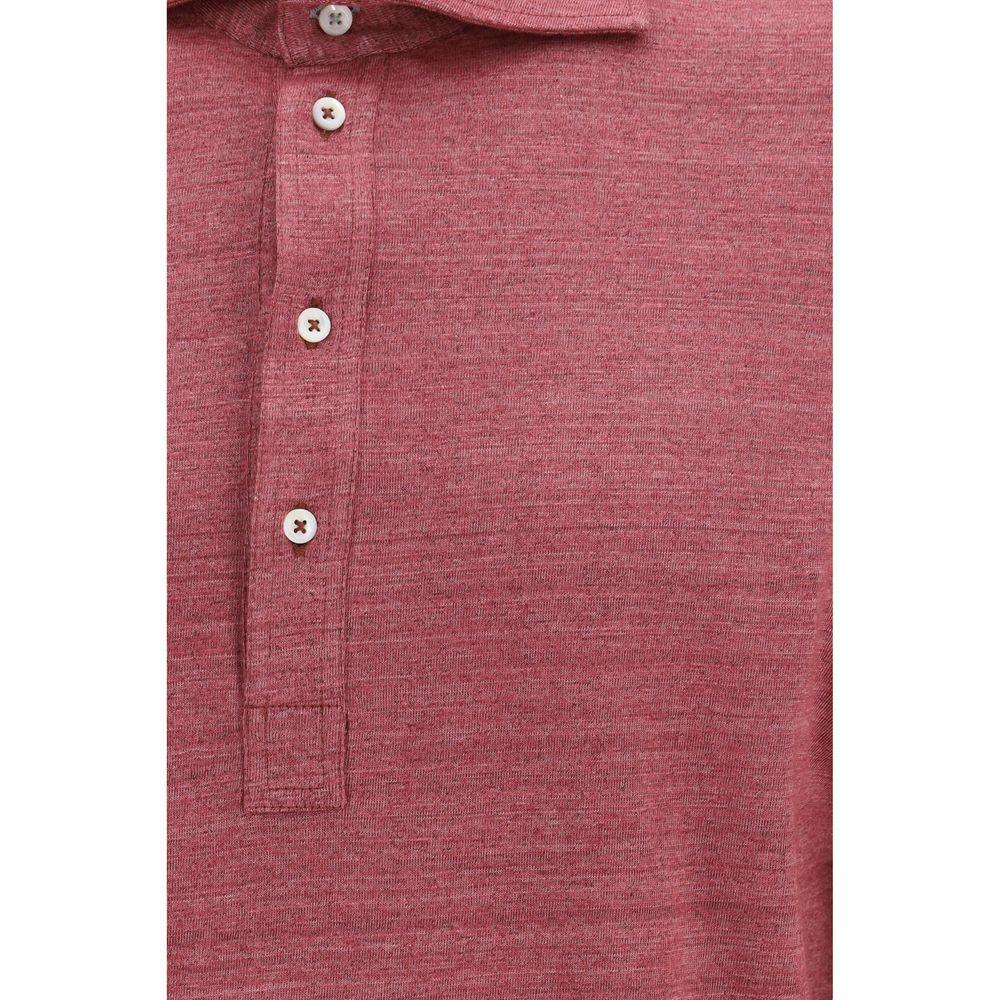 Brunello Cucinelli Multicolor Linen Polo Shirt