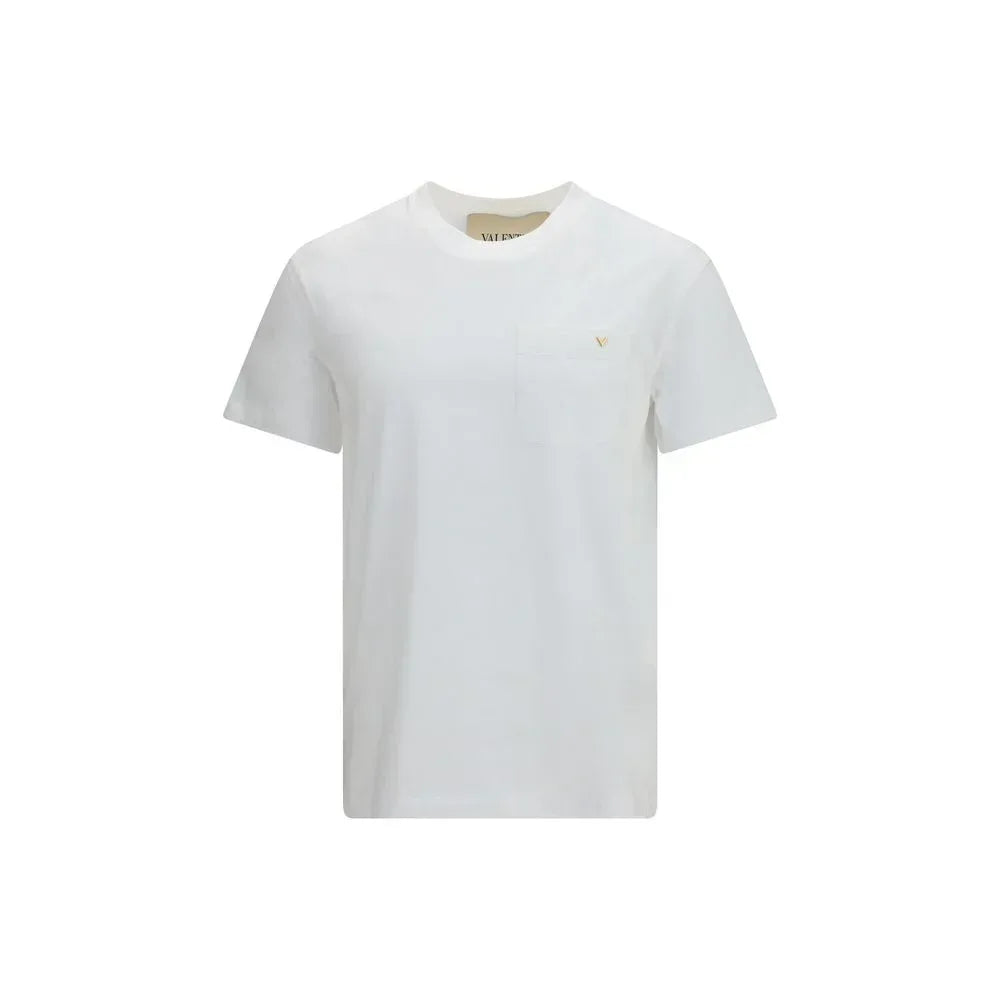 Valentino White Cotton T-Shirt