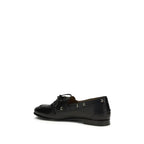 Bally Black Buffalo Leather Slip-On Loafers