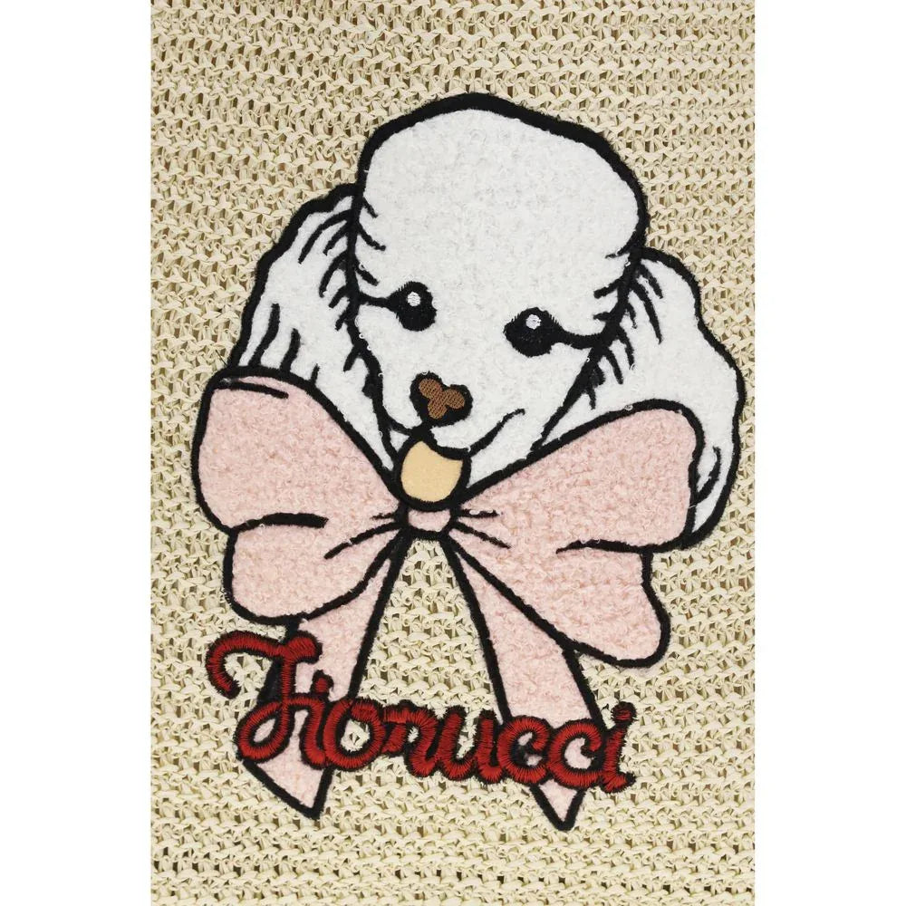 Fiorucci Beige Paper Shoulder Bag