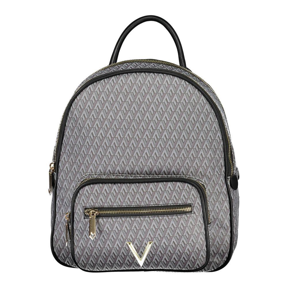 Mario Valentino Black Polyurethane Women's Backpack