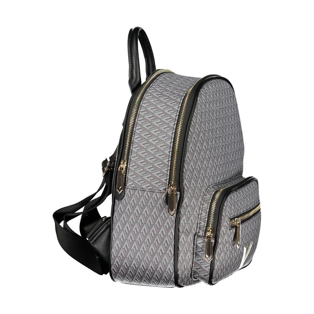 Mario Valentino Black Polyurethane Women's Backpack