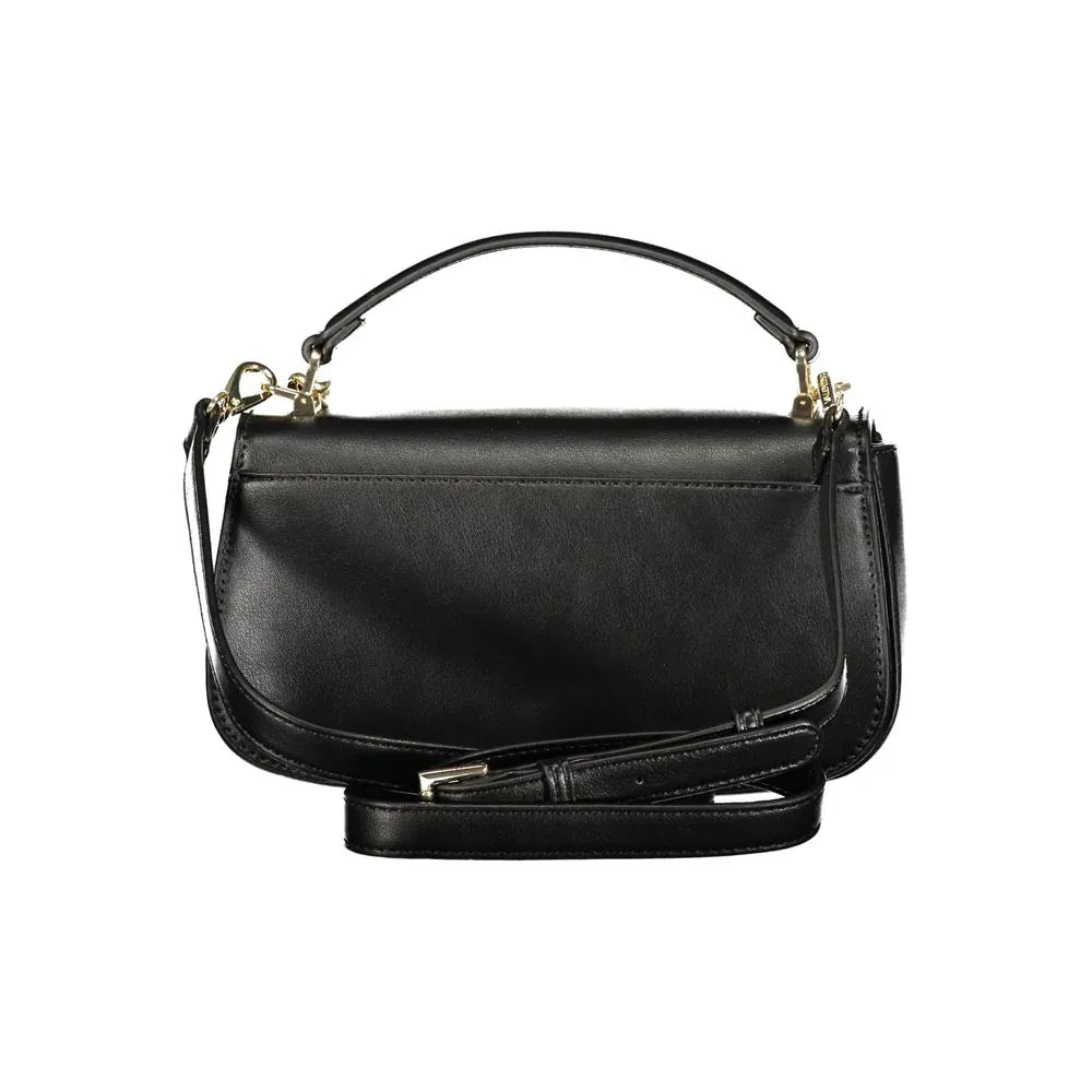 Mario Valentino Black Polyurethane Women's Bag