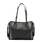 Mario Valentino Nero Polyurethane Women's Bag with Recycled Features