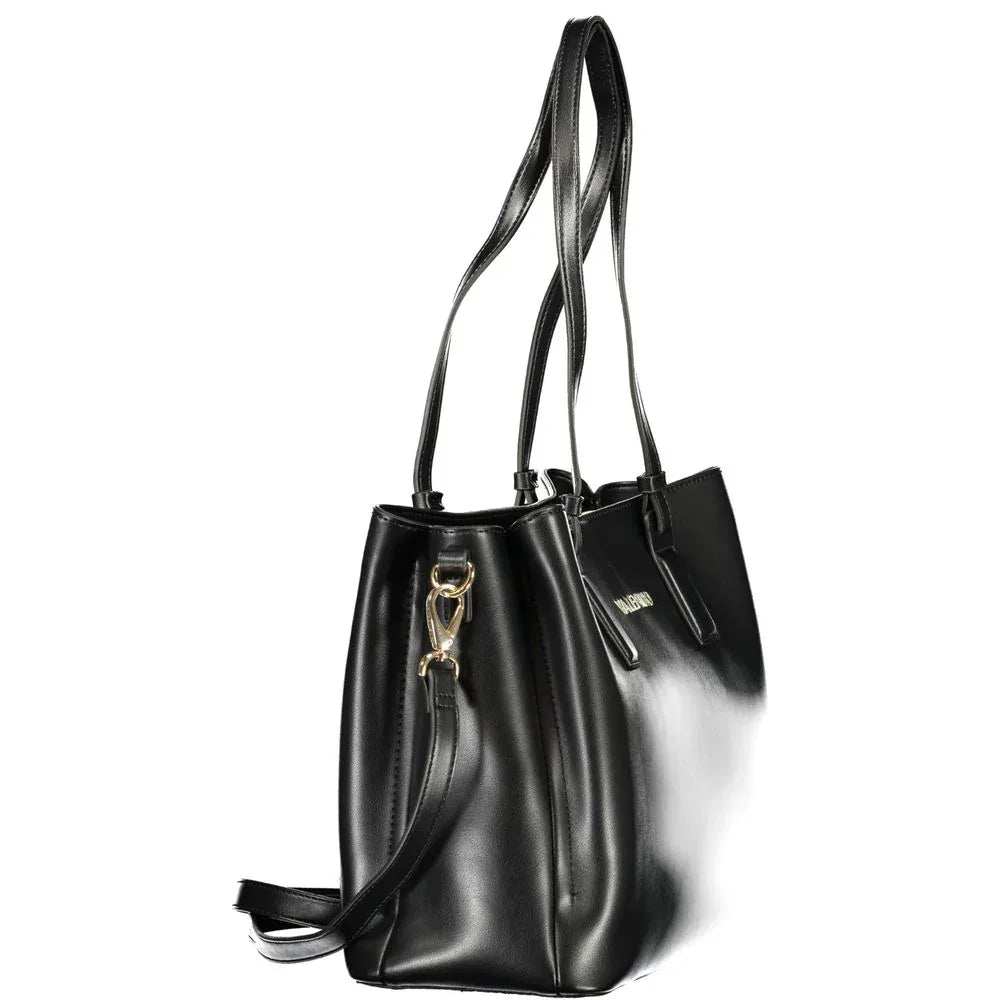 Mario Valentino Nero Polyurethane Women's Bag with Recycled Features