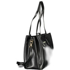 Mario Valentino Nero Polyurethane Women's Bag with Recycled Features