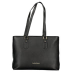 Mario Valentino Nero Poliuretano Womens Bag with Internal Pocket and Phone Spaces