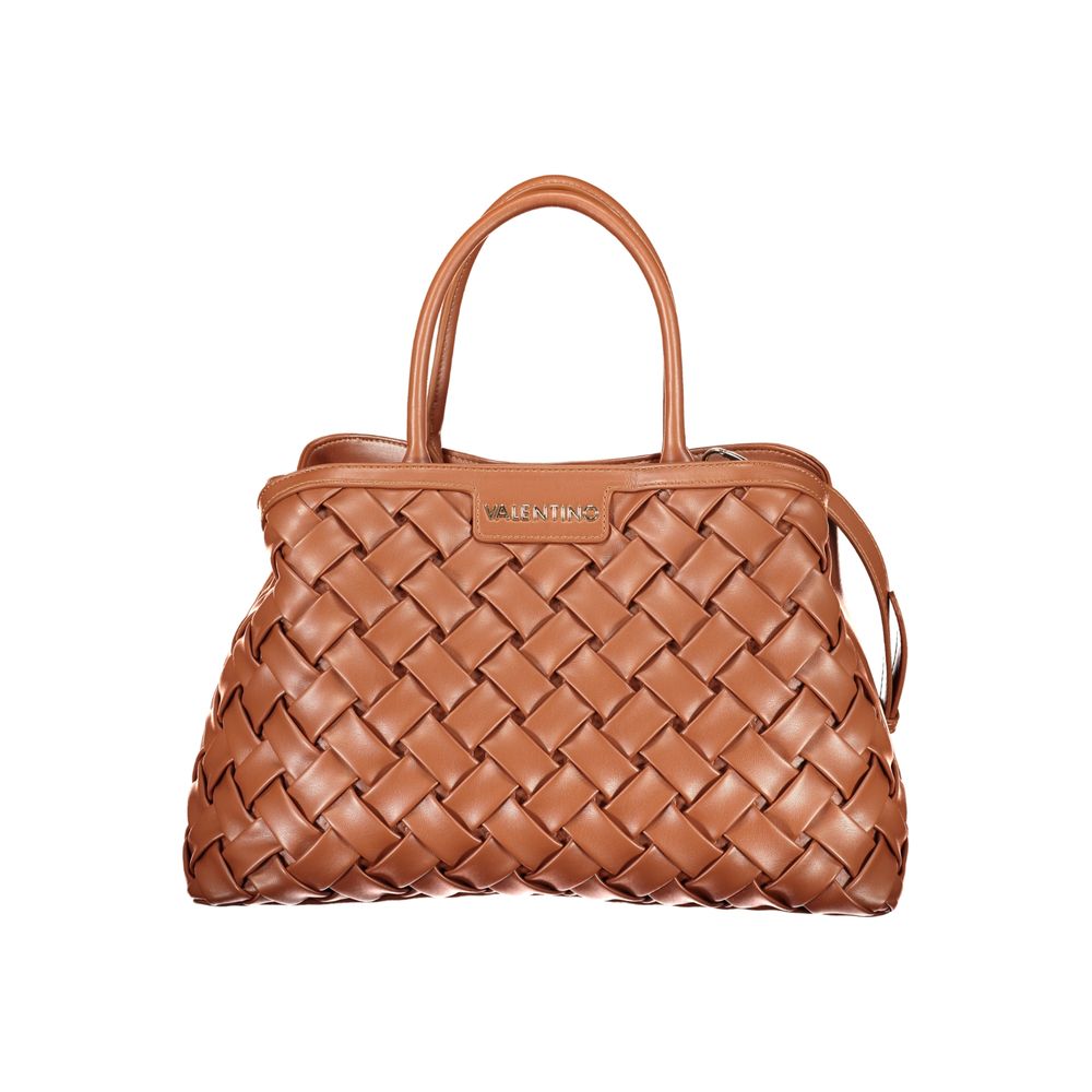 Valentino Brown Polyethylene Handbag