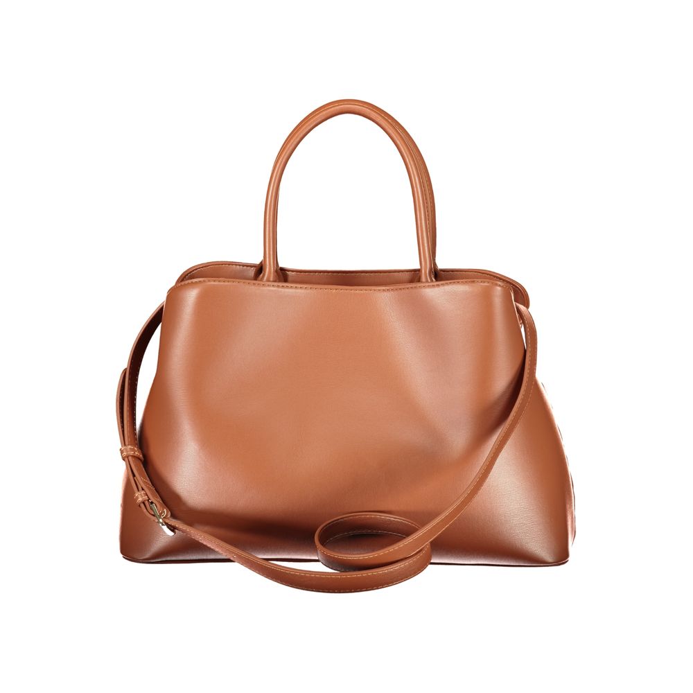 Valentino Brown Polyethylene Handbag